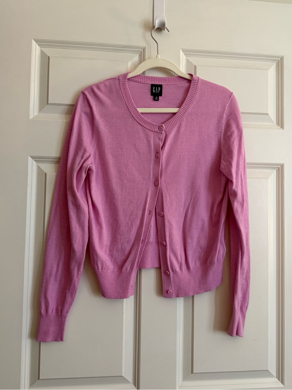 Gap Lightweight CashSoft Cardigan in Sugar Pink - Picture 5 of 9